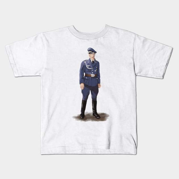 Luftwaffe Prussia Kids T-Shirt by Silentrebel